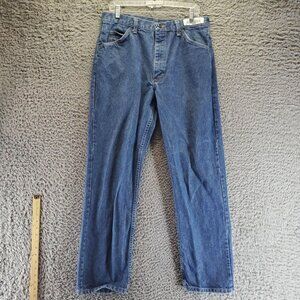Bulwark Jeans Mens Size 32X30 Blue Flame-Resistant Cotton Utility Durable Workwe